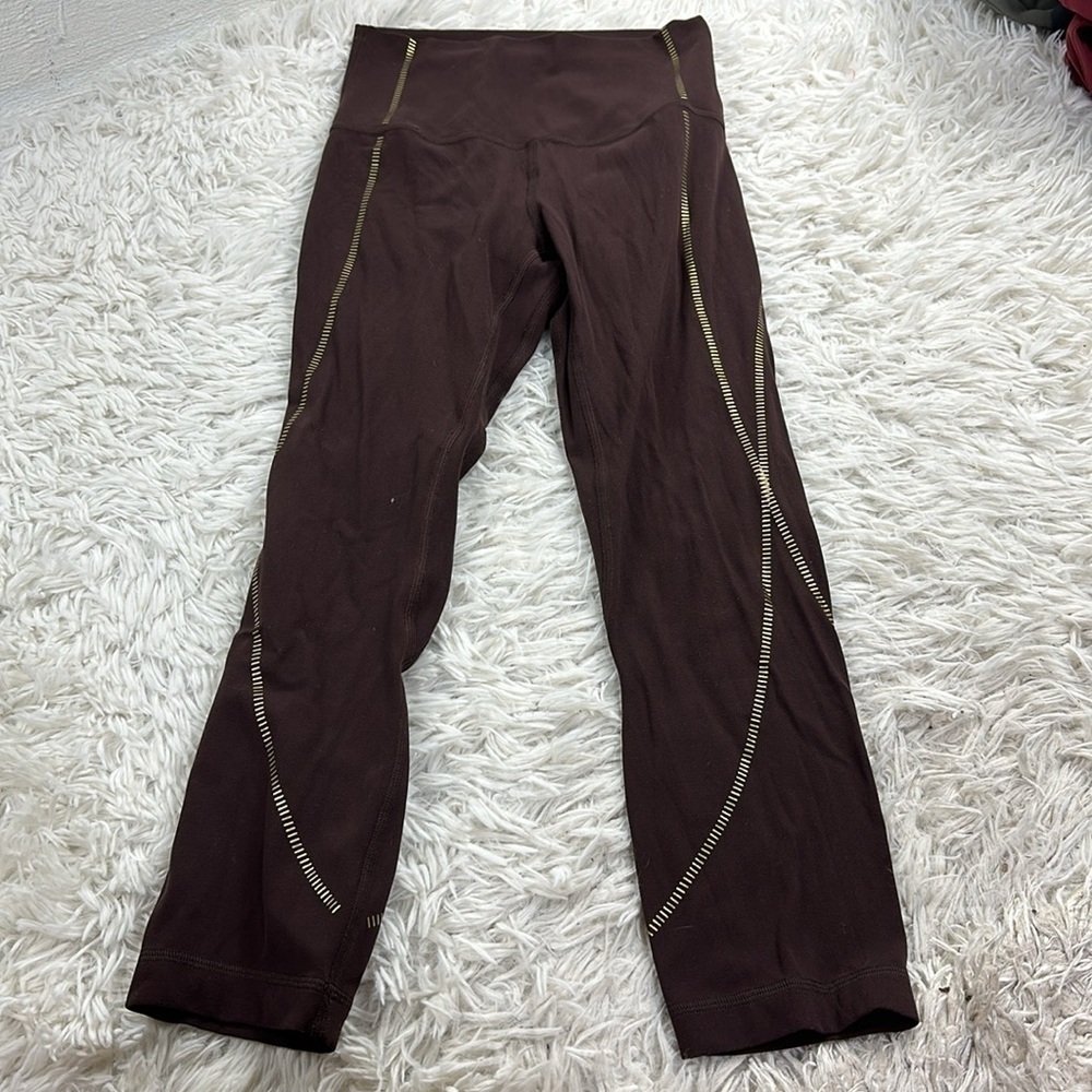 Lululemon Align High-Rise Crop 21" *Gold French Press